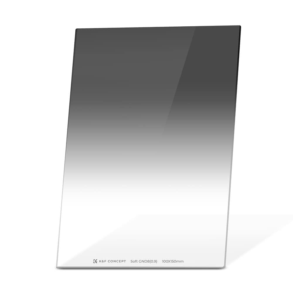 K&F CONCEPT Pro Soft GND8(0.9) 100×150mm GND8 Filter, K&F Concept Soft Graduated Neutral Density
